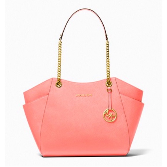 MICHAEL Michael Kors Handbags - Michael Kors jet set saffiano large shoulder bag